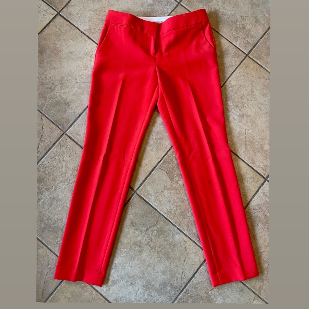 LOFT Red Zoe Pants